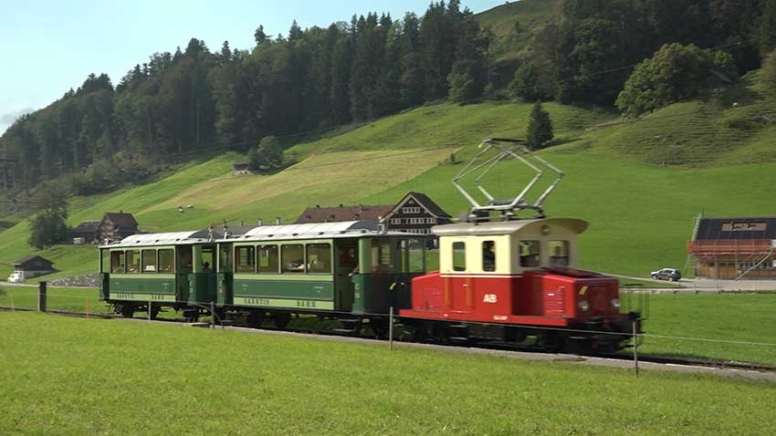 Säntisbahn-Zug 