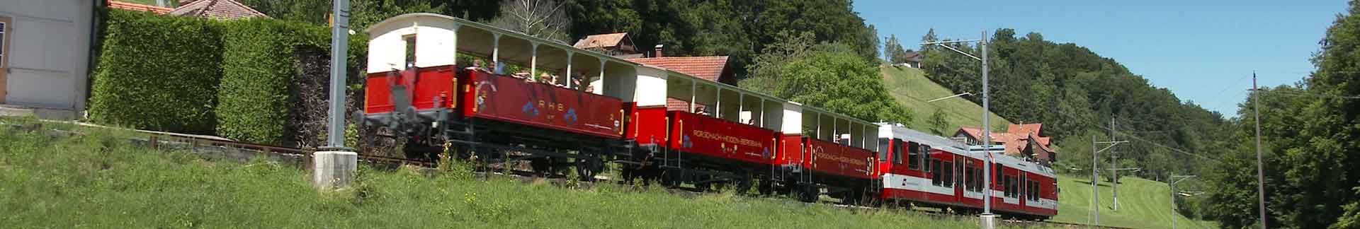 Zug der Rorschach-Heiden-Bahn